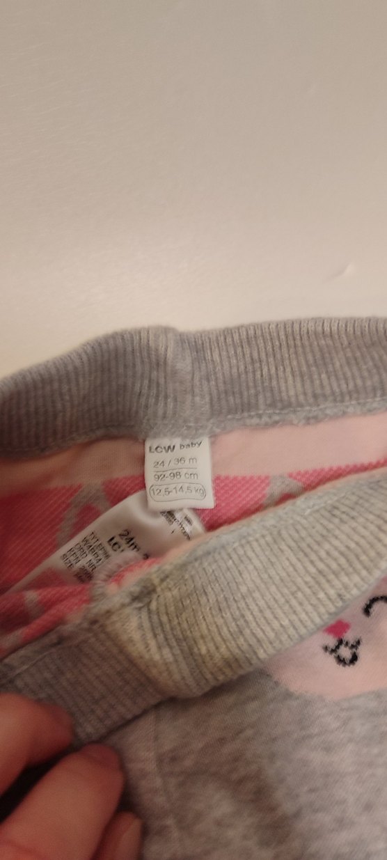 LC Waikiki Gri Tavşan Baskılı Kız Çocuk Tayt 24-36 ay - Görsel 2