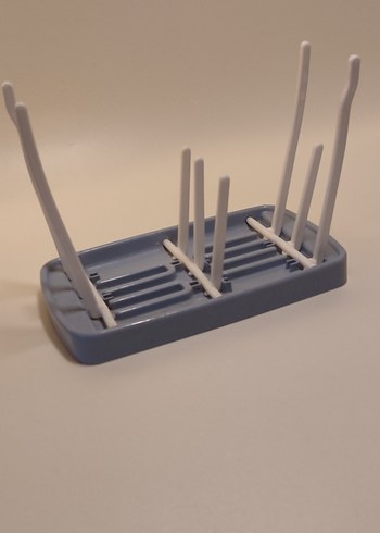 Baby Plus Gri Mavi Biberon Kurutucu - Görsel 2