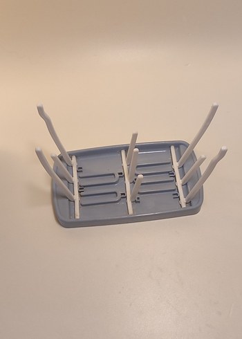 Baby Plus Gri Mavi Biberon Kurutucu - Görsel 3