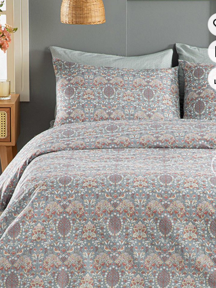 English home Çok Renkli Baskılı Nevresim - Görsel 2