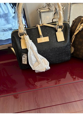 Vakko Siyah Deri Tokalı Kadın Çanta - Görsel 2