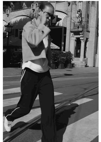 Zara krep pantolon Kadın - Görsel 2