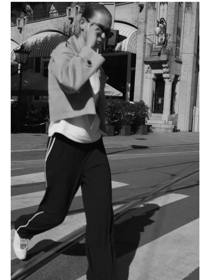 Zara krep pantolon Kadın - Görsel 2