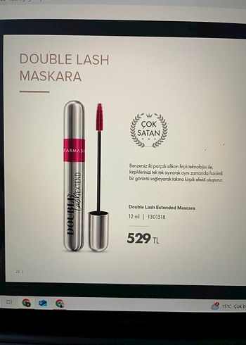 Farmasi Double Lash Extend Maskara 12 ml - Görsel 3