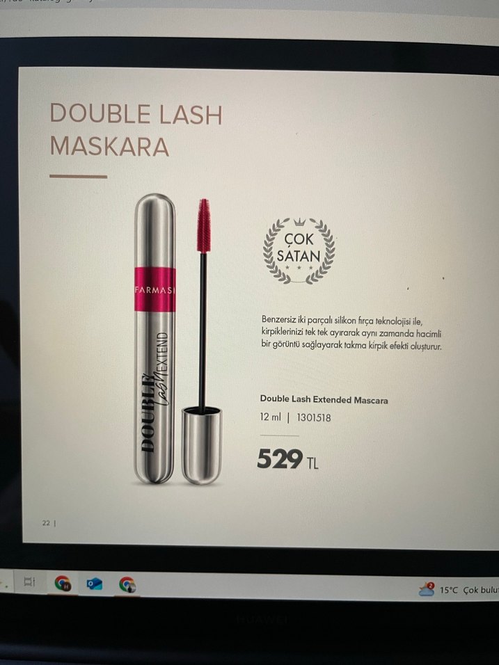 Farmasi Double Lash Extend Maskara 12 ml - Görsel 3