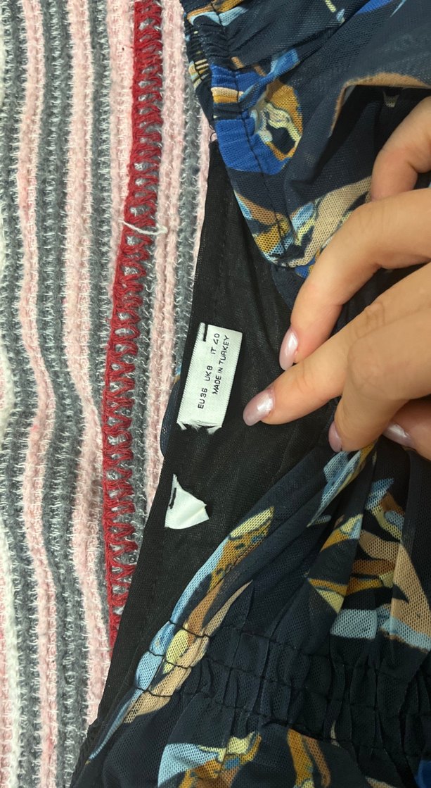 Drapeli Straplez Midi Bluz - Görsel 4