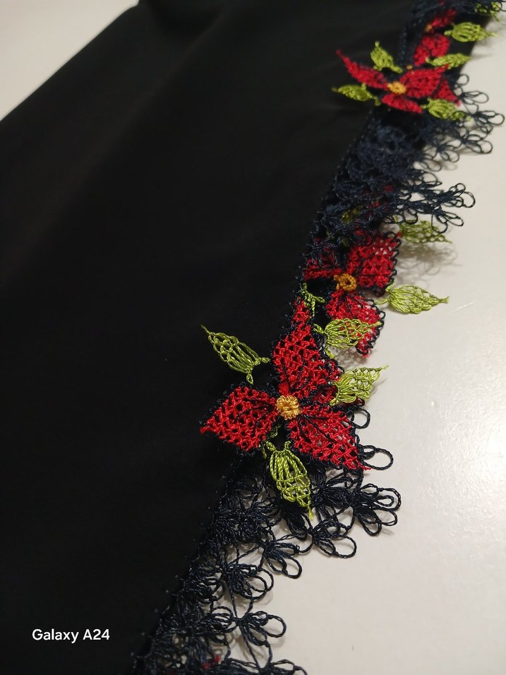 iğne oyası namaz örtüsü - Görsel 2