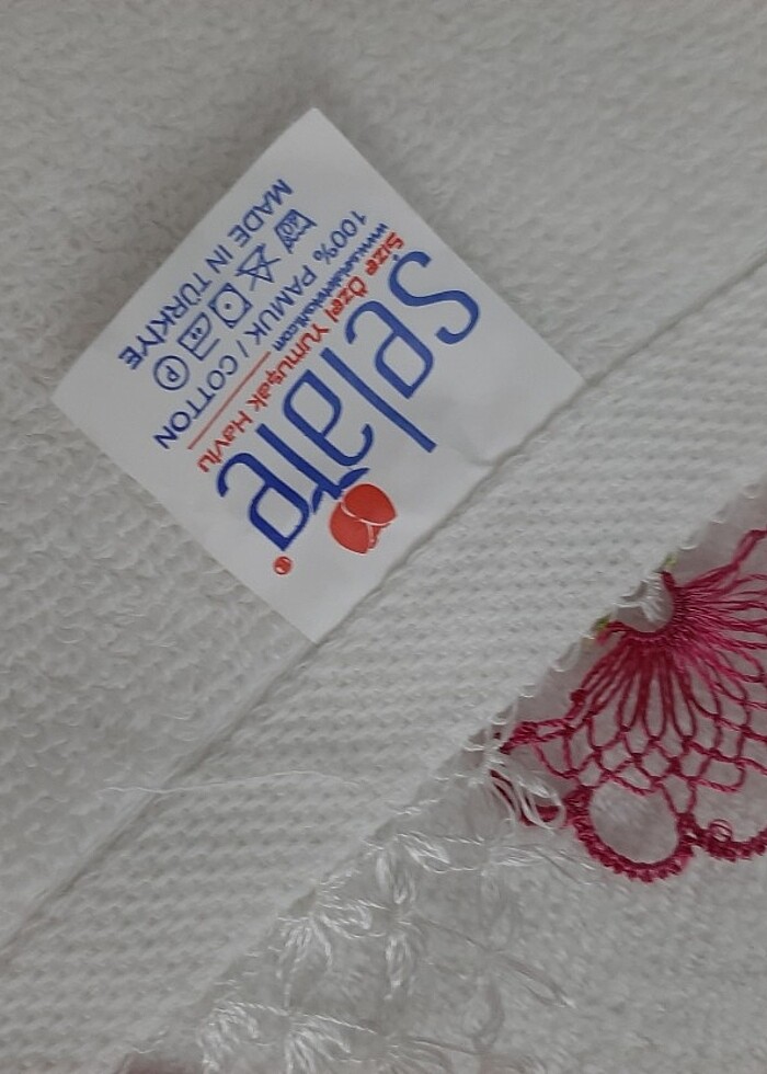 İğne oyası mutfak havlusu  - Görsel 5