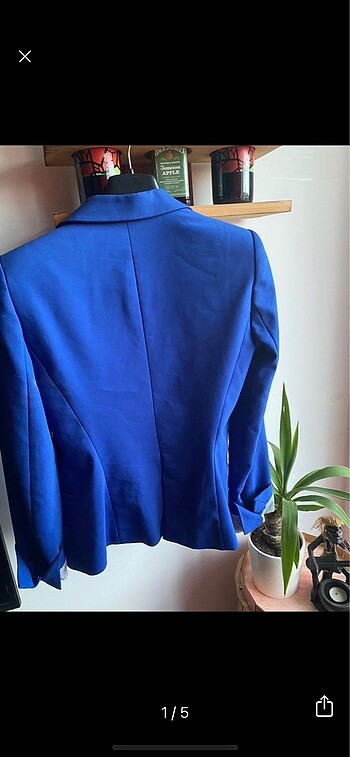 xs Beden mavi Renk Zara Blazer ceket