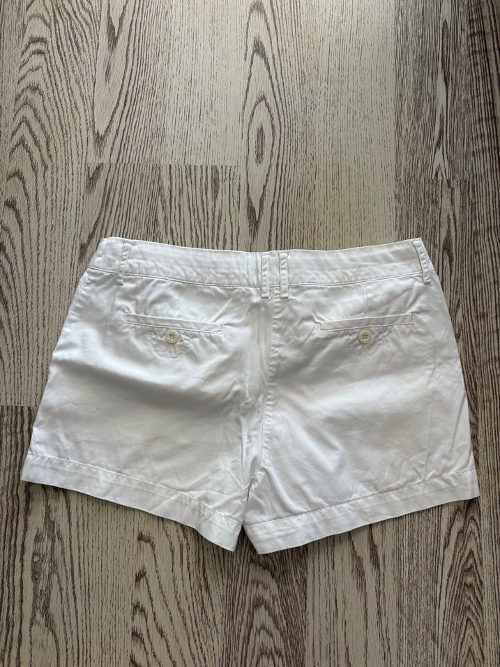 Beyaz Mini Pamuklu Kadın Şort - Görsel 2
