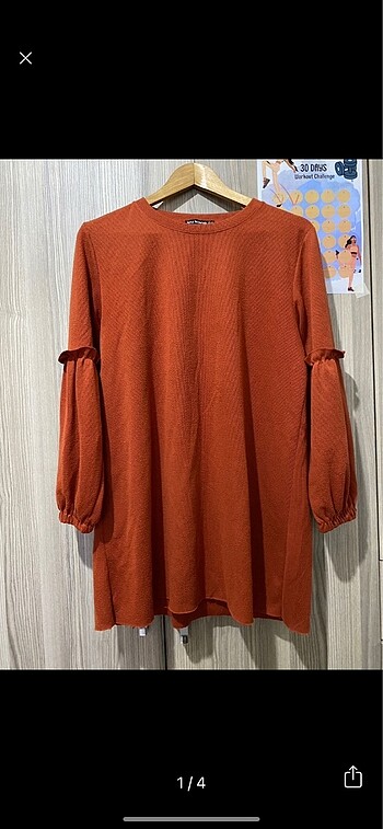 Kiremit rengi tunik