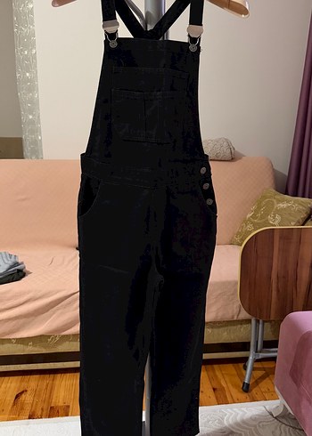 Diğer Siyah Denim Tulum