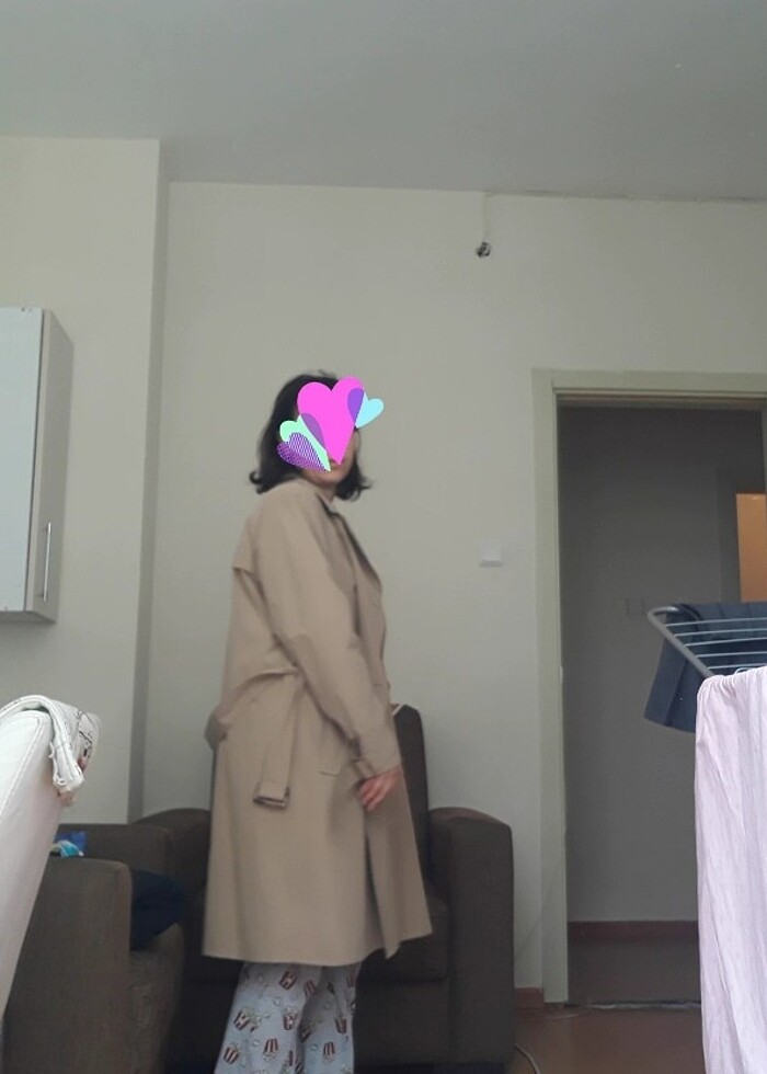 Trençkot oversize - Görsel 4