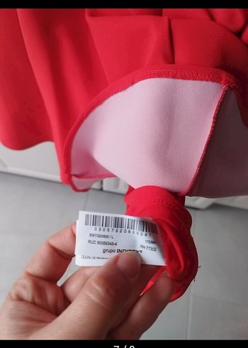 zara kırmızı elbise - Görsel 3