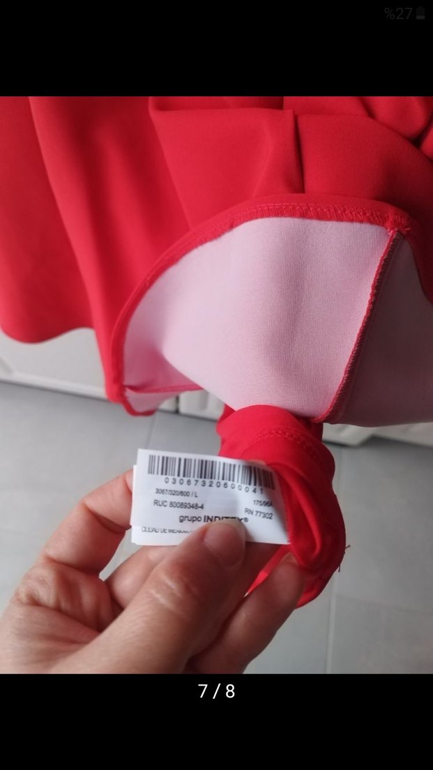 zara kırmızı elbise - Görsel 3