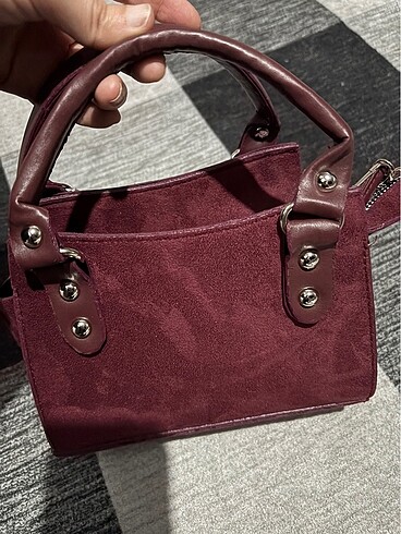  Beden bordo Renk Mini çanta