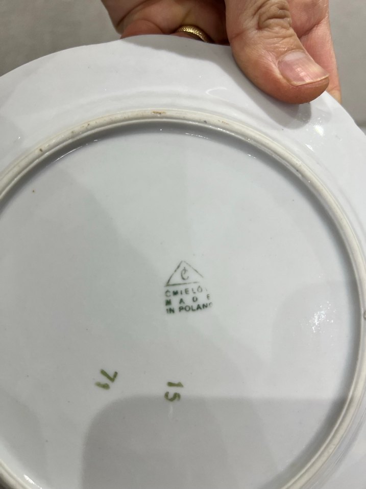 Baveria Çiçek Desenli Beyaz Porselen Tabak Seti - Görsel 4