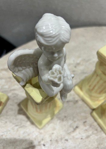 Antika alman Beyaz Kanatlı Melek Biblosu capadimonte - Görsel 6