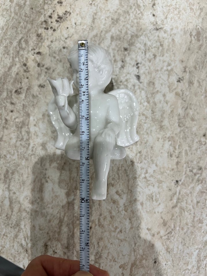 Antika alman Beyaz Kanatlı Melek Biblosu capadimonte - Görsel 4