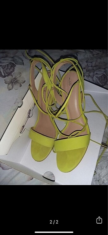 Aldo Neon Topuklu Sandalet