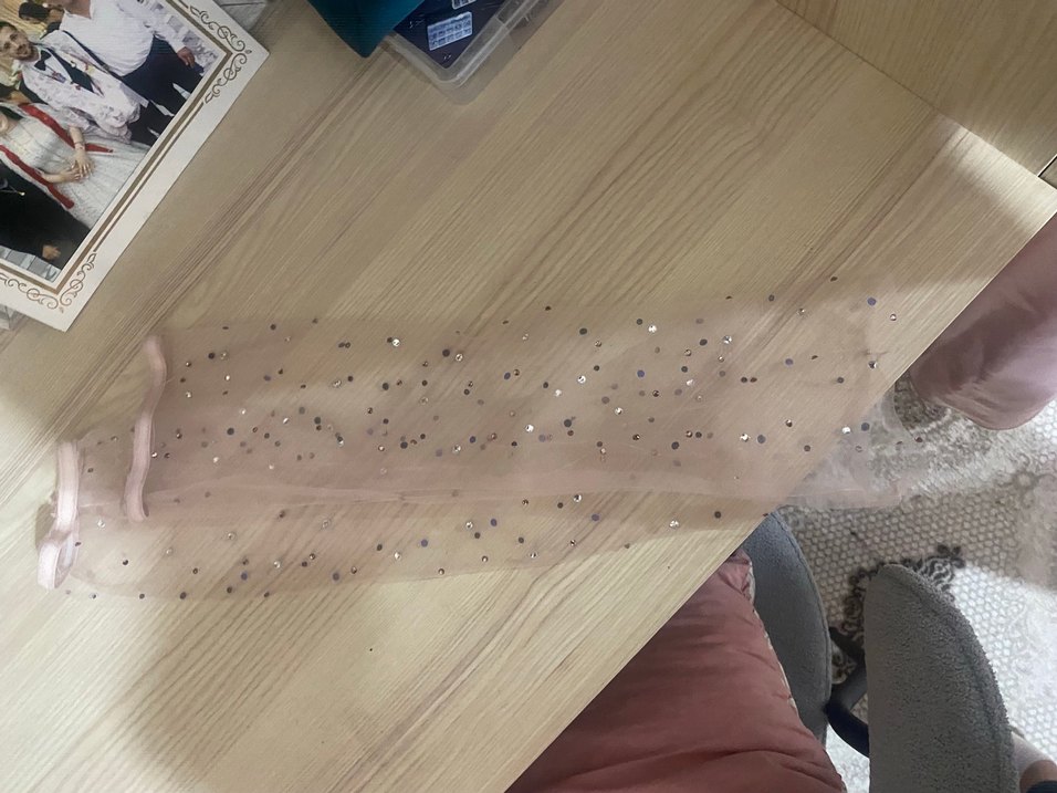 Pudra Pembe Saten Abiye Elbise — görsel 5/9