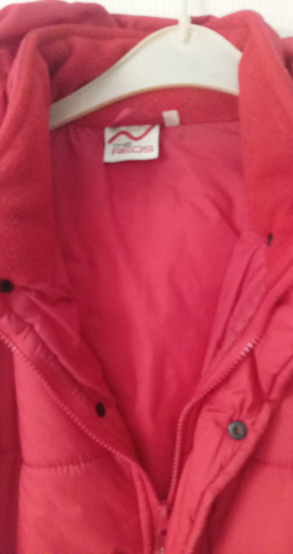 Kırmızı Kadın Midi Boy Düğmeli Kaban - Görsel 2