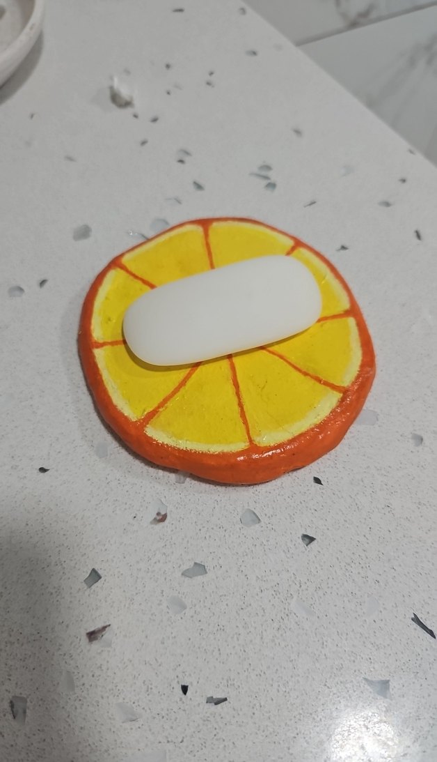 Turuncu Dilim Tasarımlı Altlık - Görsel 3