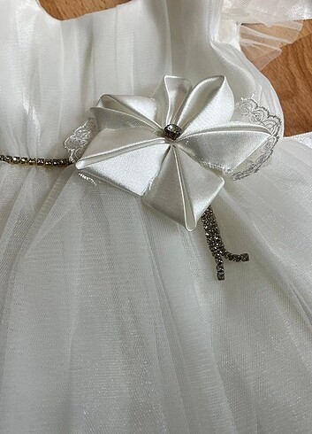 3 Ay Beden beyaz Renk Yeni doğan elbise