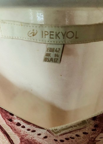 Bohem V Yaka Dantel Detaylı Midi Elbise - Görsel 8