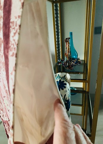 Bohem V Yaka Dantel Detaylı Midi Elbise - Görsel 7