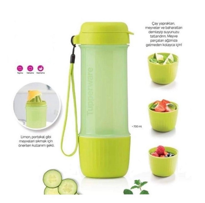 Renkli Tupperware  suluk - Görsel 5