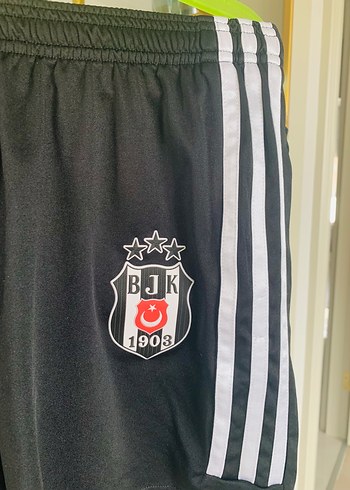 Siyah Mini Spor Şort Beşiktaş - Görsel 3