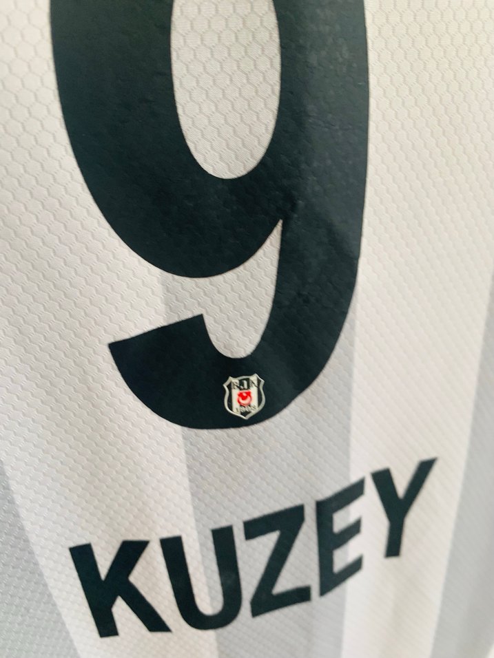 11-12 yaş Futbol Forması Beşiktaş Kuzey yazılı - Görsel 3