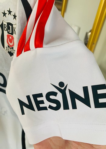 Beyaz Baskılı Kısa Kollu Erkek Forma - Görsel 3