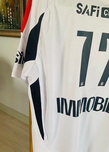 Beyaz Baskılı Kısa Kollu Erkek Forma - Görsel 7