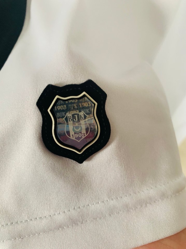 Beyaz Baskılı Kısa Kollu Erkek Forma - Görsel 5