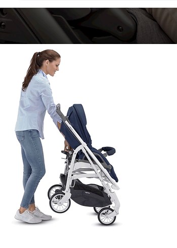 İnglesina Bebek Arabası Gri Detaylı - Görsel 2