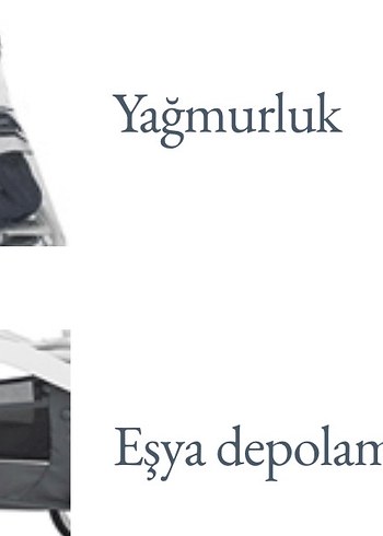 İnglesina Bebek Arabası Gri Detaylı - Görsel 6