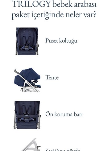 İnglesina Bebek Arabası Gri Detaylı - Görsel 7