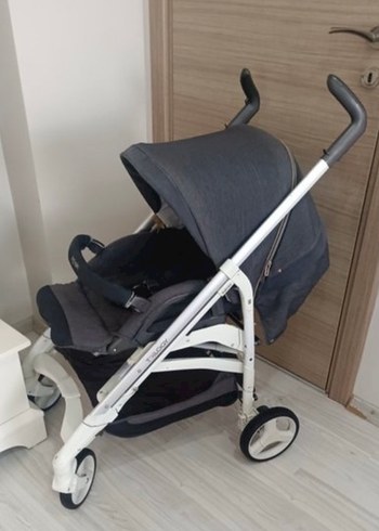 İnglesina Bebek Arabası Gri Detaylı - Görsel 9