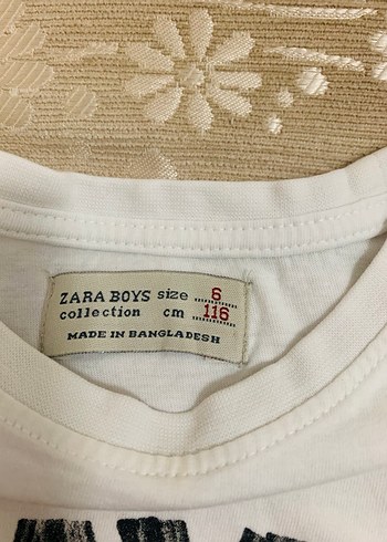 Beyaz Baskılı cocukTişörtü, Kısa Kollu - Görsel 3