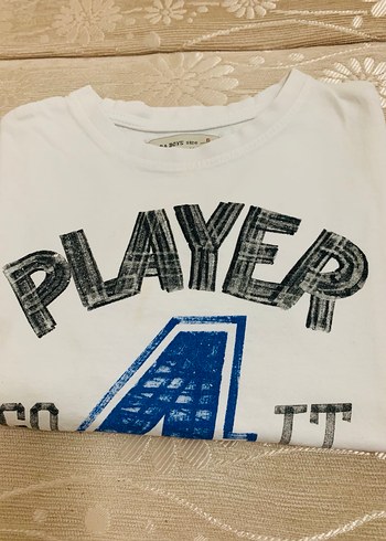 Beyaz Baskılı cocukTişörtü, Kısa Kollu - Görsel 4