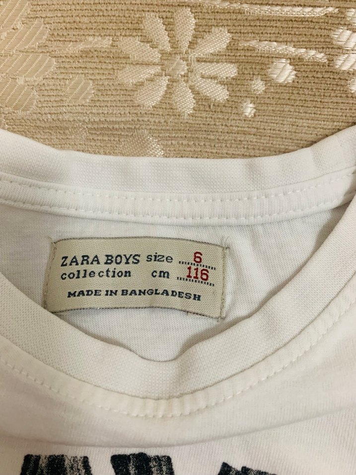 Beyaz Baskılı cocukTişörtü, Kısa Kollu - Görsel 3