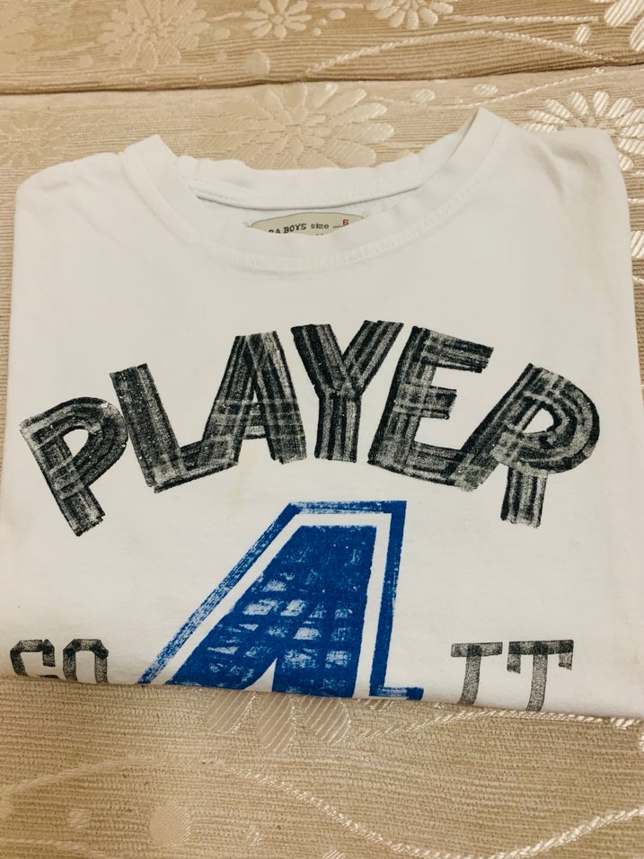 Beyaz Baskılı cocukTişörtü, Kısa Kollu - Görsel 4