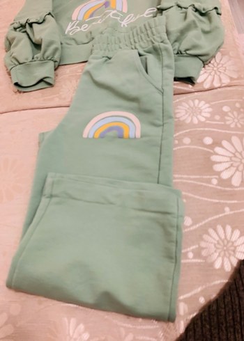 Pastel Renkli Kız Bebek Fırfırlı Takım - Görsel 9