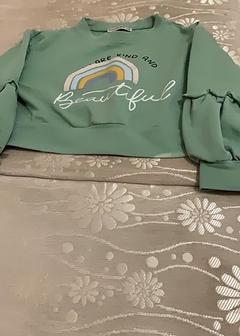 Pastel Renkli Kız Bebek Fırfırlı Takım - Görsel 2