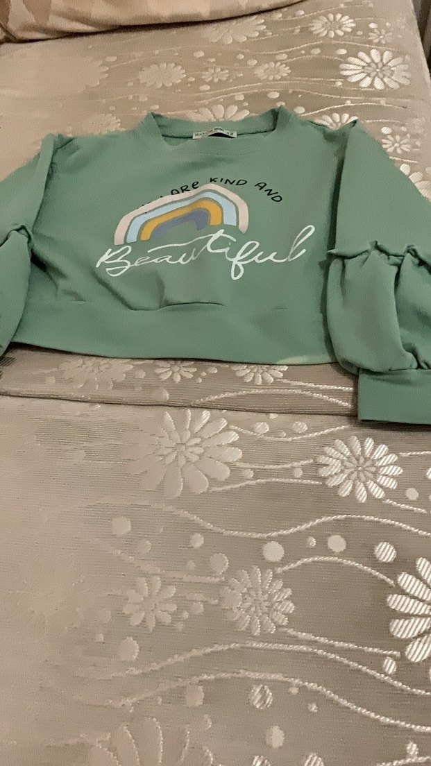 Pastel Renkli Kız Bebek Fırfırlı Takım - Görsel 2