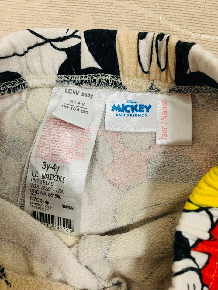 Renkli Mickey Mouse Baskılı Erkek Çocuk - Görsel 4