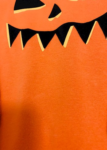 Kapüşonlu Turuncu Erkek Çocuk Sweatshirt - Görsel 2