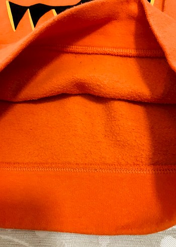 Kapüşonlu Turuncu Erkek Çocuk Sweatshirt - Görsel 3